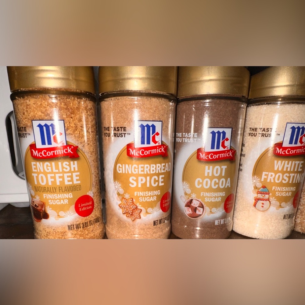 McCormick finishing sugars set of 4!